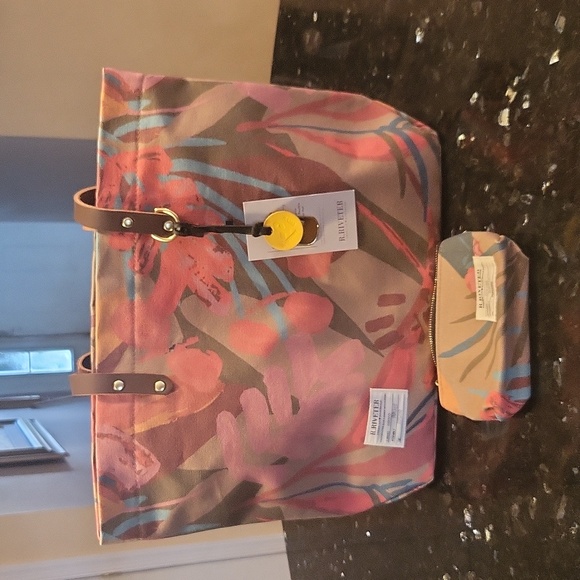 R.Riveter Handbags - R.Riveter Canvas Leather tote with Coin purse Wilson